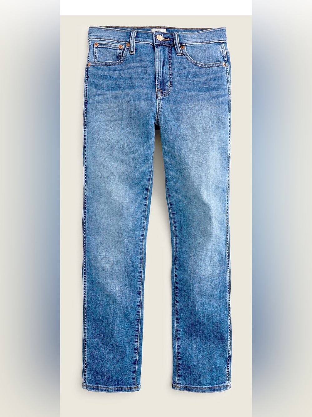 JCREW 9” VINTAGE STRAIGHT JEAN MEDIUM VINTAGE WASH 27 PREMIUM JAPANESE DENIM EUC